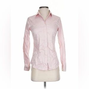 Banana Republic Pale Pink Tailored Button-Down Shirt